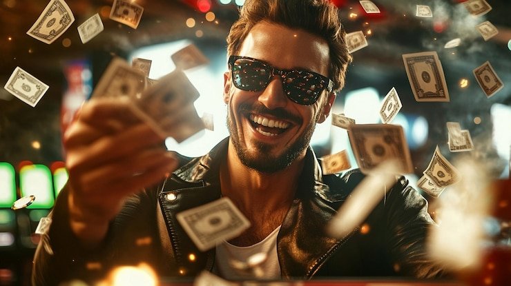 sctvpoker mobile app interface showing live-dealer blackjack table and DANA payment option